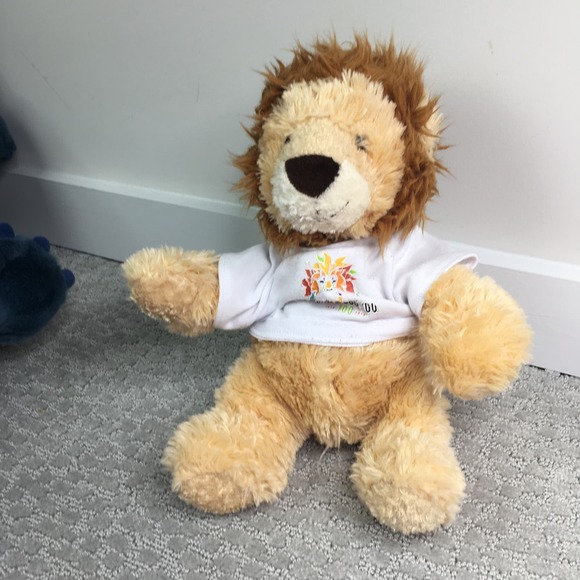 Aurora San Diego Zoo Lion 12" Stuffed Animal Plush Toy Beige Brown 12" - Picture 1 of 4
